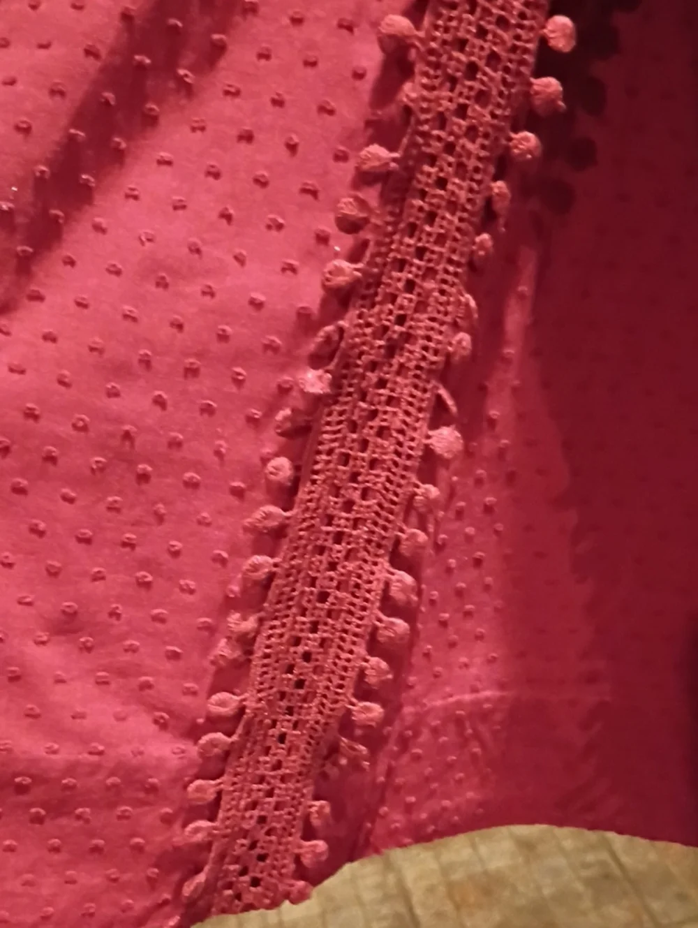 J. Crew Rust Pom-Pom Lace Skirt